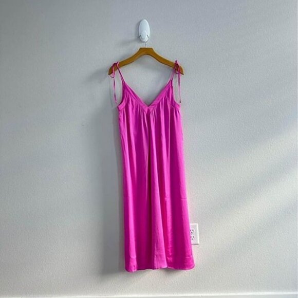 Lovers + Friends Oversized Yvette Maternity Pull-On Midi Dress‎ NWT Sz XXS - Picture 2 of 5